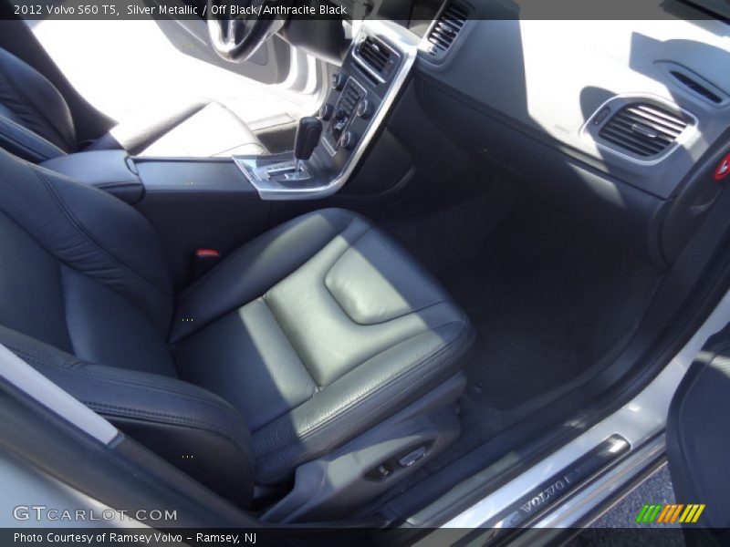 Silver Metallic / Off Black/Anthracite Black 2012 Volvo S60 T5