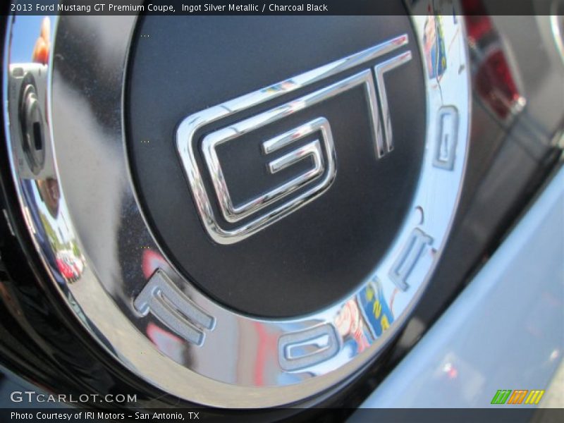 Ingot Silver Metallic / Charcoal Black 2013 Ford Mustang GT Premium Coupe