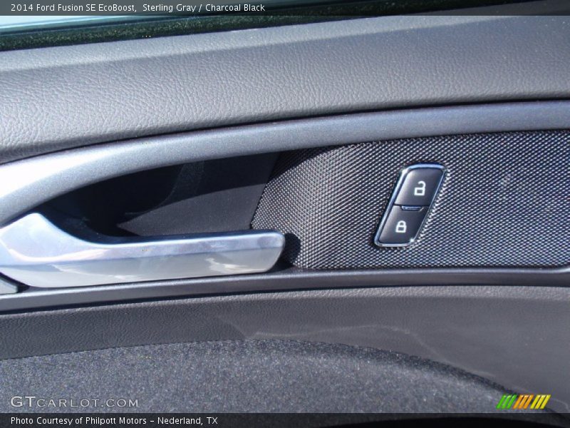 Sterling Gray / Charcoal Black 2014 Ford Fusion SE EcoBoost