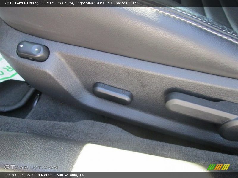 Ingot Silver Metallic / Charcoal Black 2013 Ford Mustang GT Premium Coupe