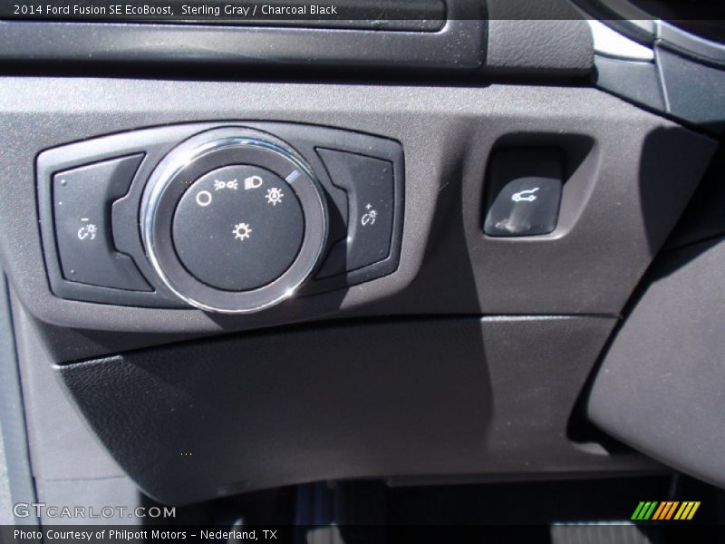 Sterling Gray / Charcoal Black 2014 Ford Fusion SE EcoBoost