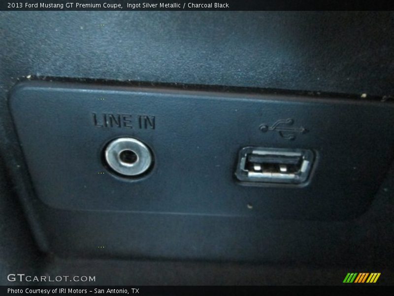 Ingot Silver Metallic / Charcoal Black 2013 Ford Mustang GT Premium Coupe