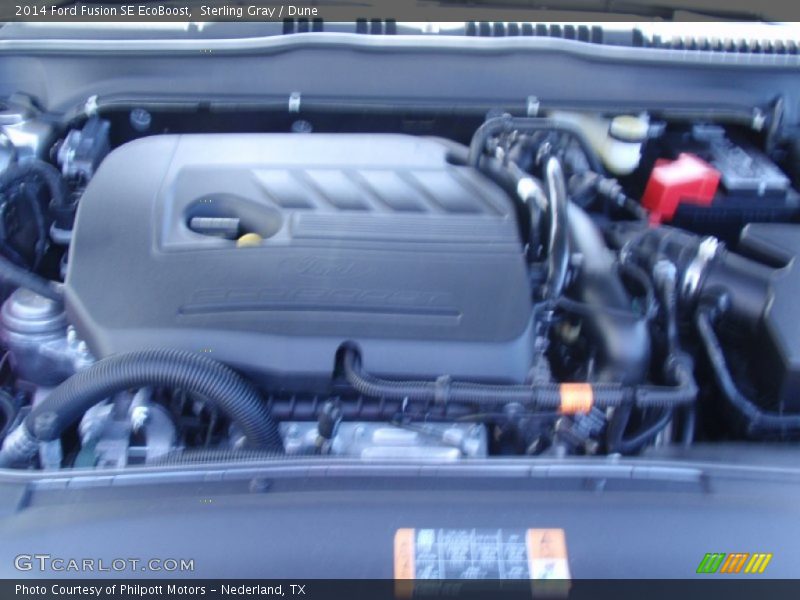 Sterling Gray / Dune 2014 Ford Fusion SE EcoBoost