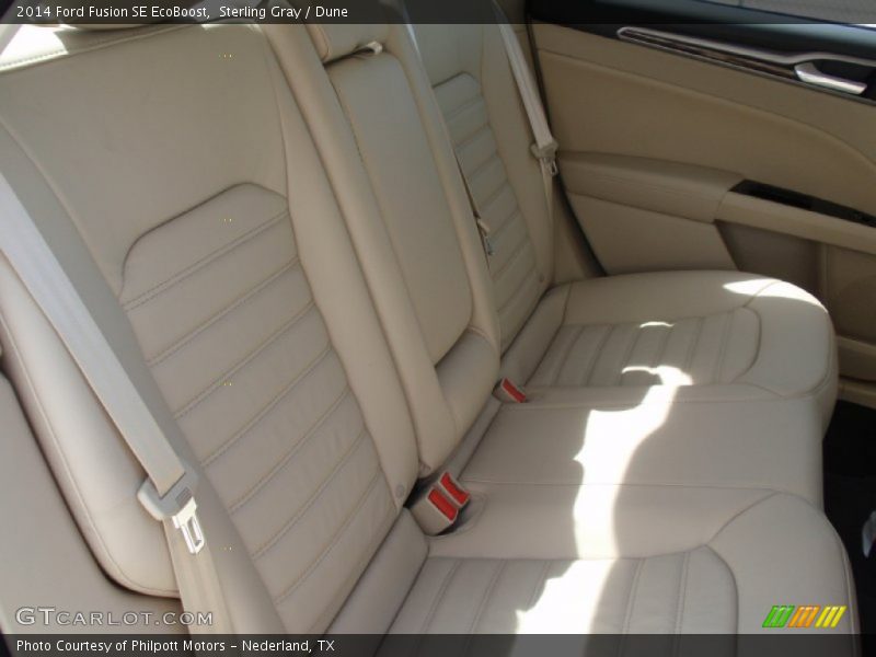 Sterling Gray / Dune 2014 Ford Fusion SE EcoBoost