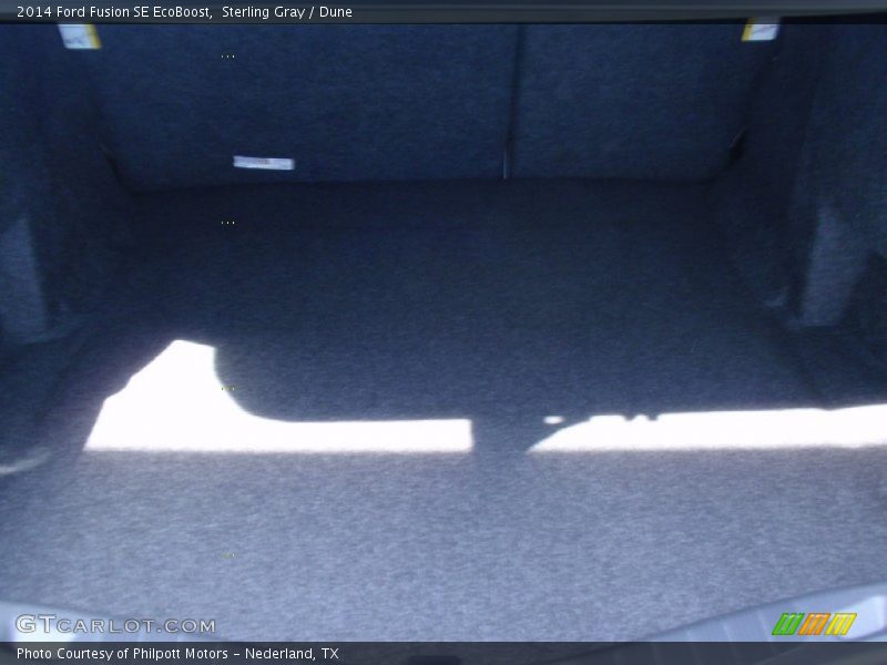 Sterling Gray / Dune 2014 Ford Fusion SE EcoBoost