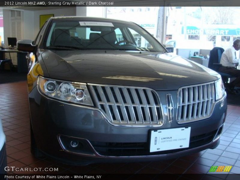 Sterling Gray Metallic / Dark Charcoal 2012 Lincoln MKZ AWD