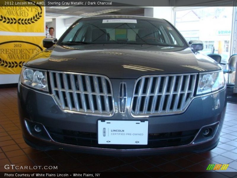 Sterling Gray Metallic / Dark Charcoal 2012 Lincoln MKZ AWD