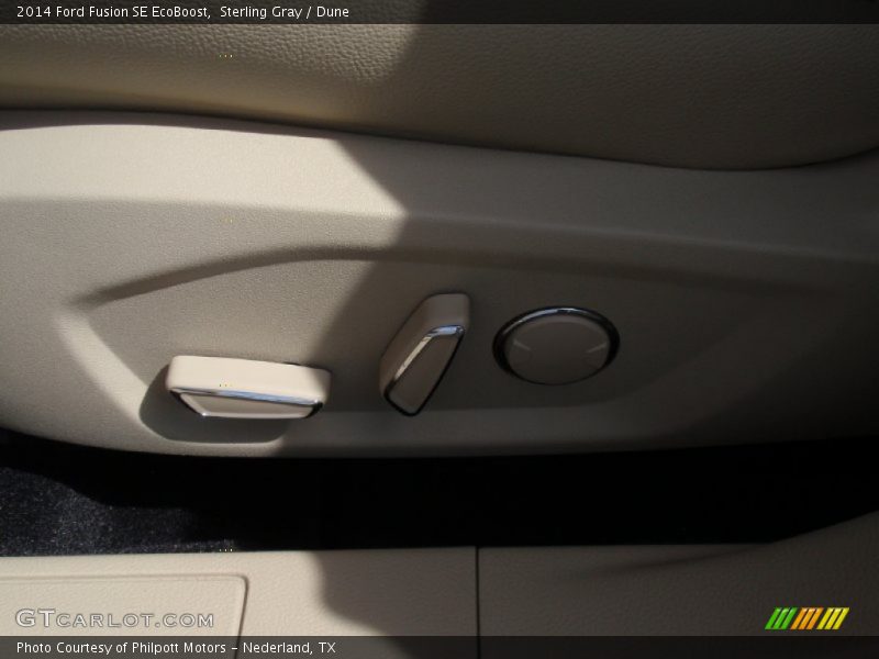 Sterling Gray / Dune 2014 Ford Fusion SE EcoBoost