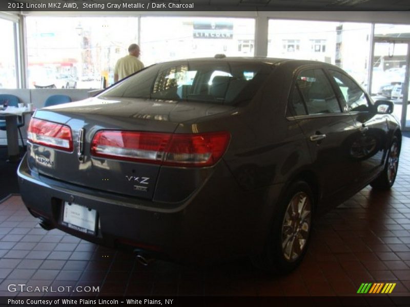 Sterling Gray Metallic / Dark Charcoal 2012 Lincoln MKZ AWD