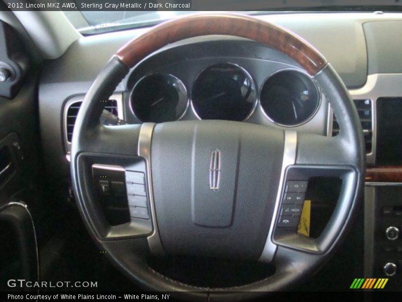 Sterling Gray Metallic / Dark Charcoal 2012 Lincoln MKZ AWD