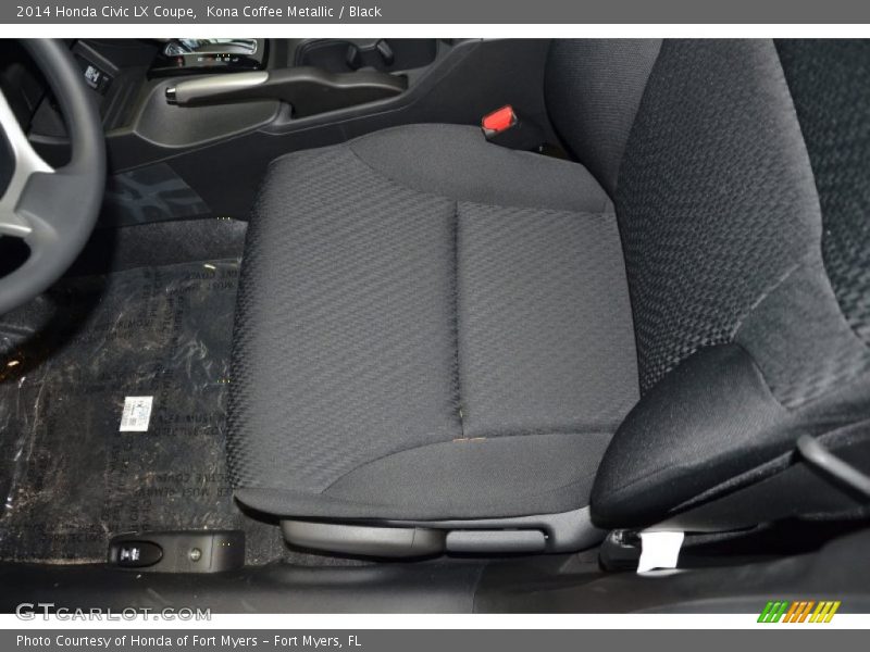Kona Coffee Metallic / Black 2014 Honda Civic LX Coupe