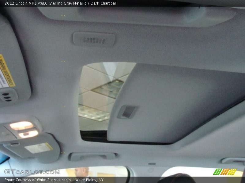 Sterling Gray Metallic / Dark Charcoal 2012 Lincoln MKZ AWD