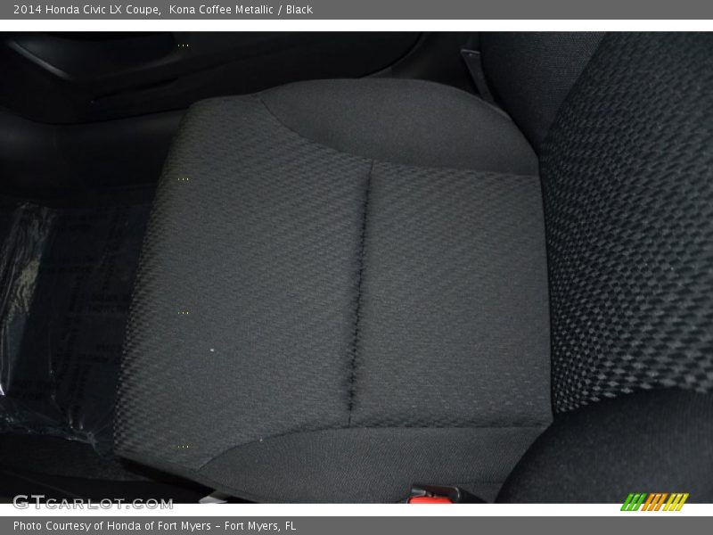 Kona Coffee Metallic / Black 2014 Honda Civic LX Coupe