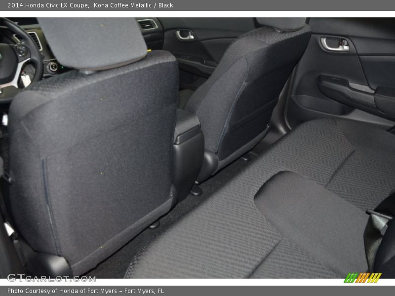 Kona Coffee Metallic / Black 2014 Honda Civic LX Coupe