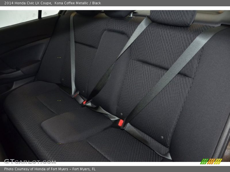 Kona Coffee Metallic / Black 2014 Honda Civic LX Coupe