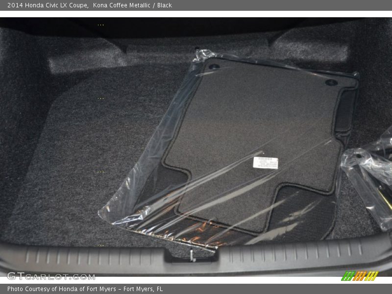Kona Coffee Metallic / Black 2014 Honda Civic LX Coupe