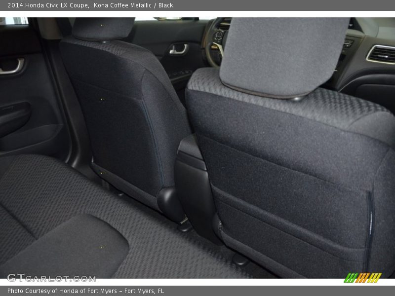 Kona Coffee Metallic / Black 2014 Honda Civic LX Coupe