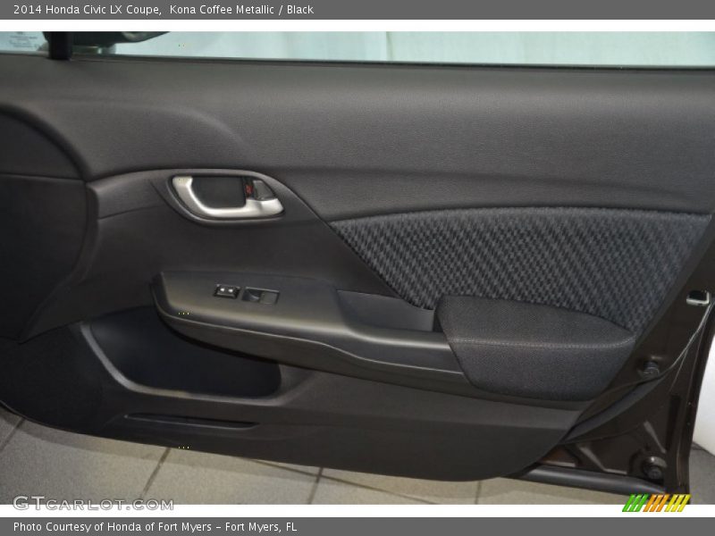 Kona Coffee Metallic / Black 2014 Honda Civic LX Coupe