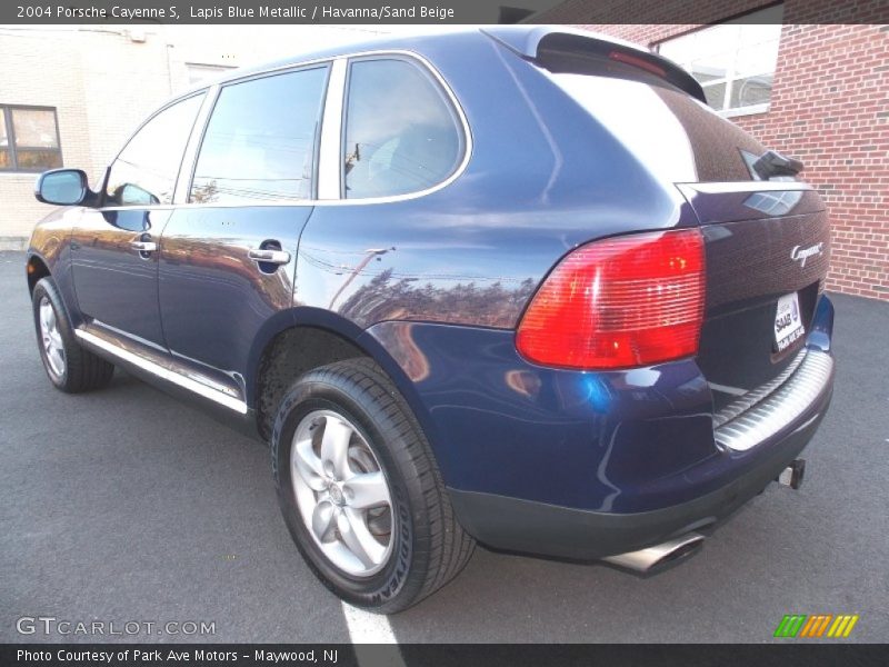 Lapis Blue Metallic / Havanna/Sand Beige 2004 Porsche Cayenne S