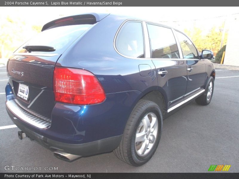 Lapis Blue Metallic / Havanna/Sand Beige 2004 Porsche Cayenne S