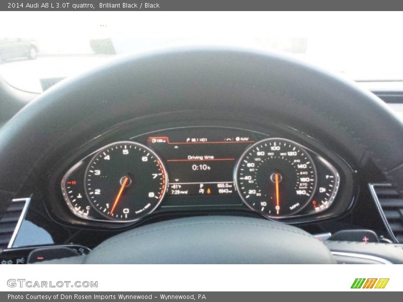 Brilliant Black / Black 2014 Audi A8 L 3.0T quattro