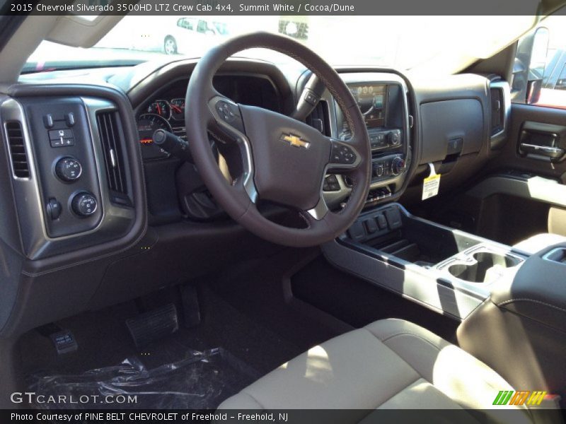 Cocoa/Dune Interior - 2015 Silverado 3500HD LTZ Crew Cab 4x4 