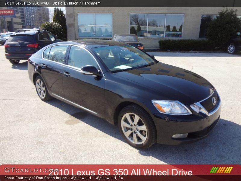 Obsidian Black / Parchment 2010 Lexus GS 350 AWD