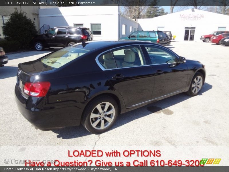 Obsidian Black / Parchment 2010 Lexus GS 350 AWD