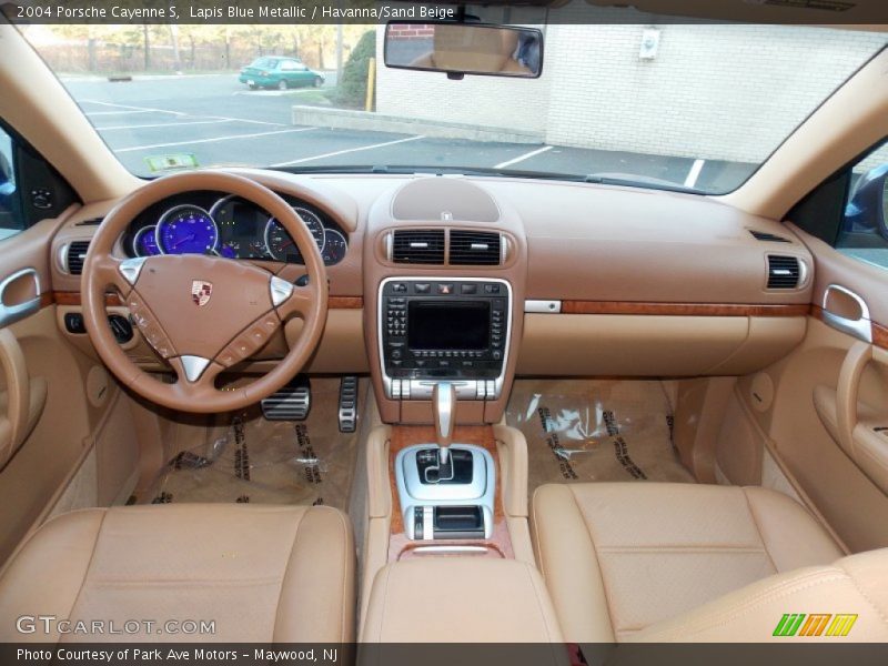Lapis Blue Metallic / Havanna/Sand Beige 2004 Porsche Cayenne S