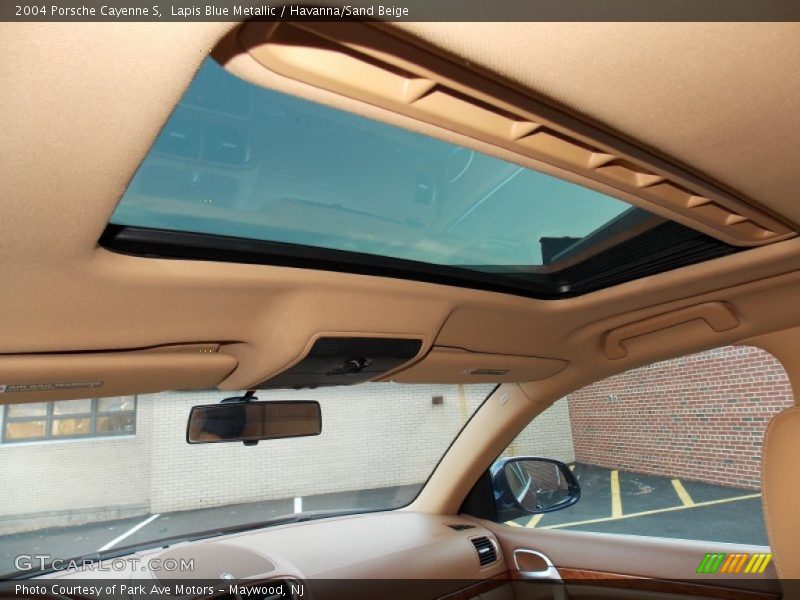 Lapis Blue Metallic / Havanna/Sand Beige 2004 Porsche Cayenne S