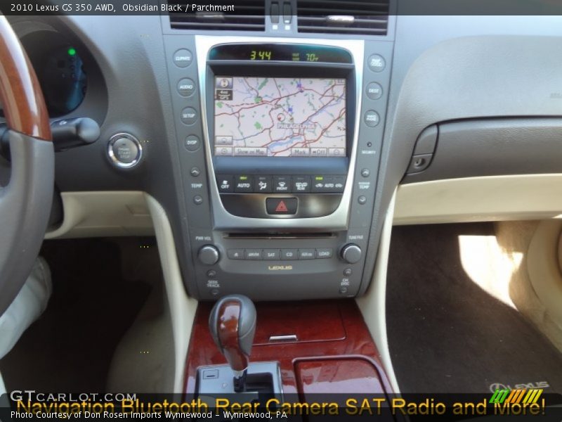 Obsidian Black / Parchment 2010 Lexus GS 350 AWD