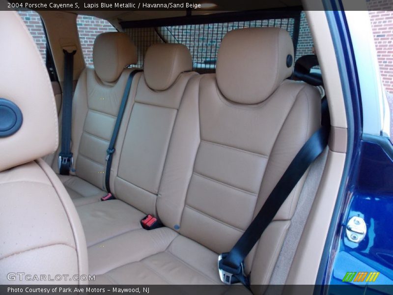 Lapis Blue Metallic / Havanna/Sand Beige 2004 Porsche Cayenne S