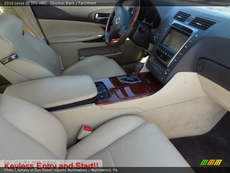 Obsidian Black / Parchment 2010 Lexus GS 350 AWD