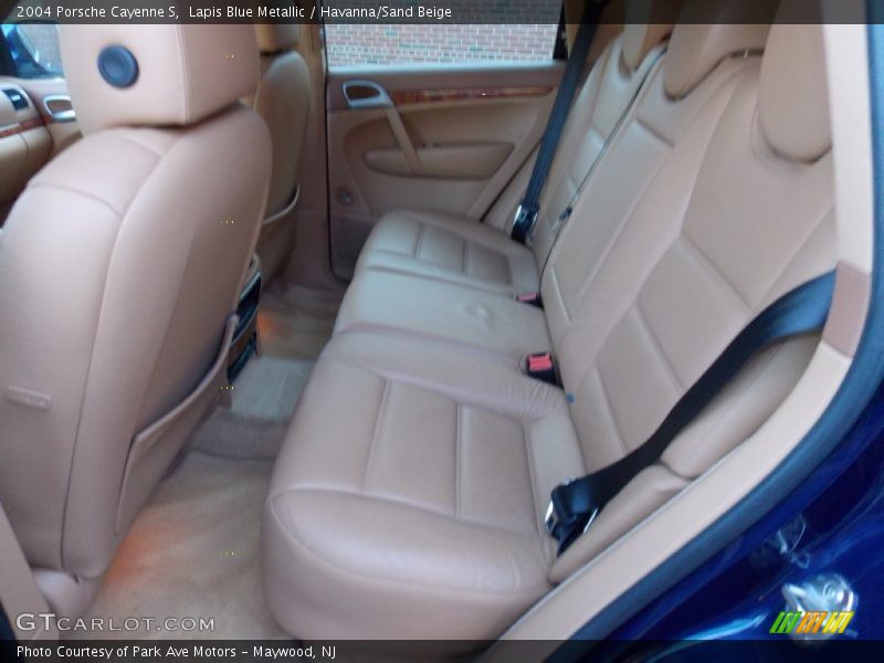 Lapis Blue Metallic / Havanna/Sand Beige 2004 Porsche Cayenne S