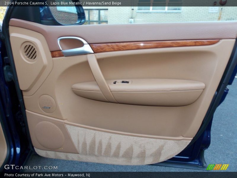 Lapis Blue Metallic / Havanna/Sand Beige 2004 Porsche Cayenne S