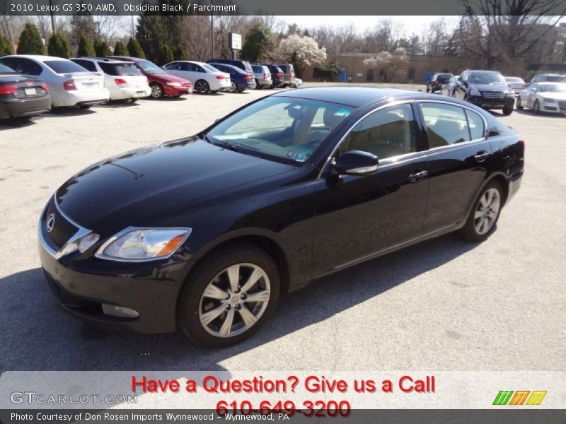 Obsidian Black / Parchment 2010 Lexus GS 350 AWD