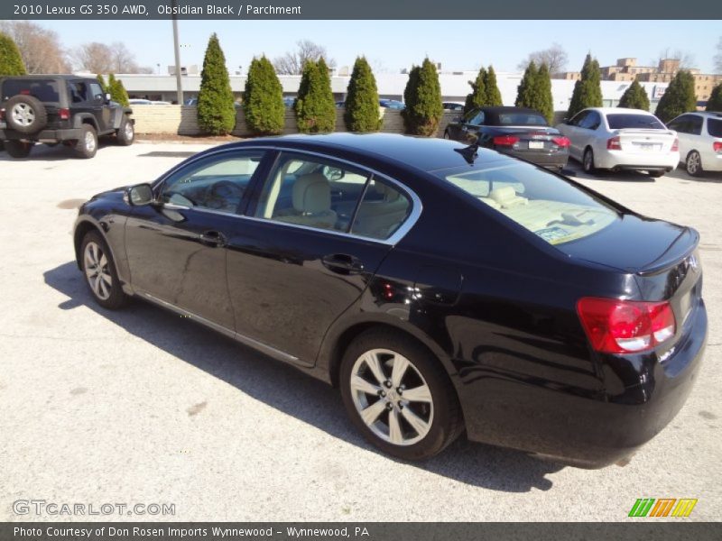 Obsidian Black / Parchment 2010 Lexus GS 350 AWD