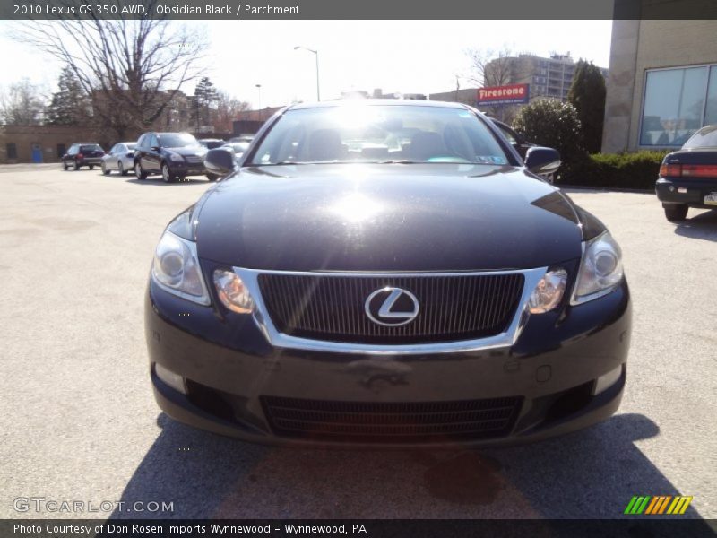 Obsidian Black / Parchment 2010 Lexus GS 350 AWD