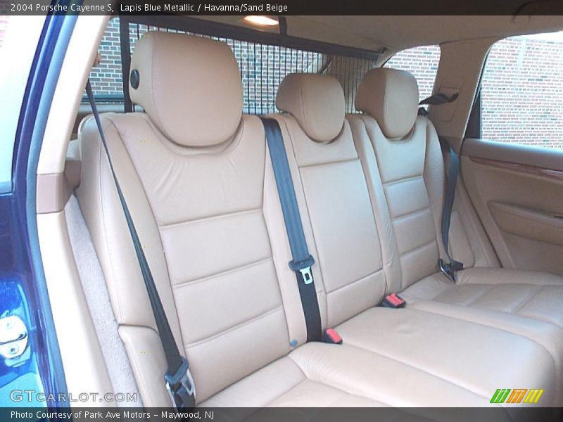 Lapis Blue Metallic / Havanna/Sand Beige 2004 Porsche Cayenne S