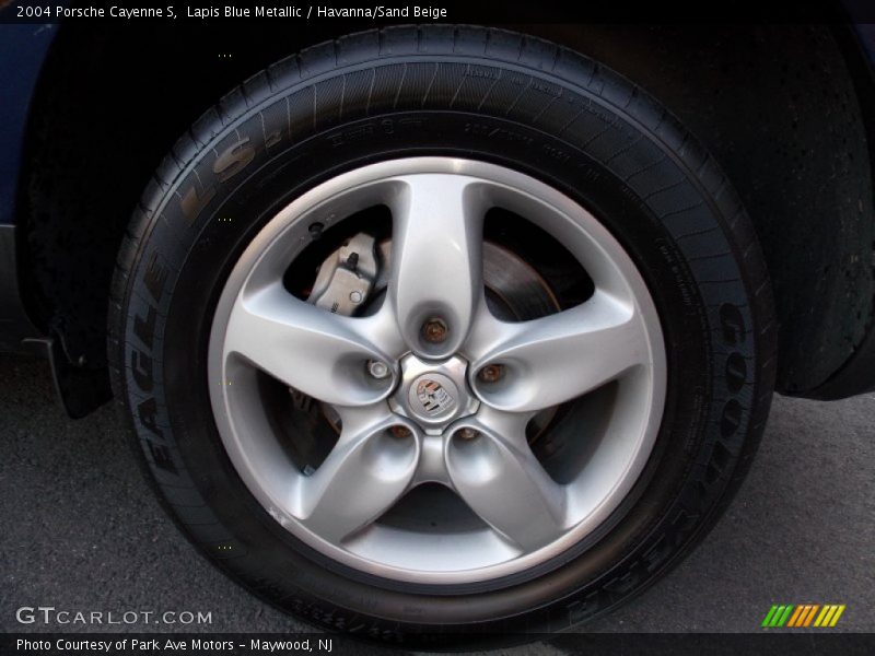 Lapis Blue Metallic / Havanna/Sand Beige 2004 Porsche Cayenne S