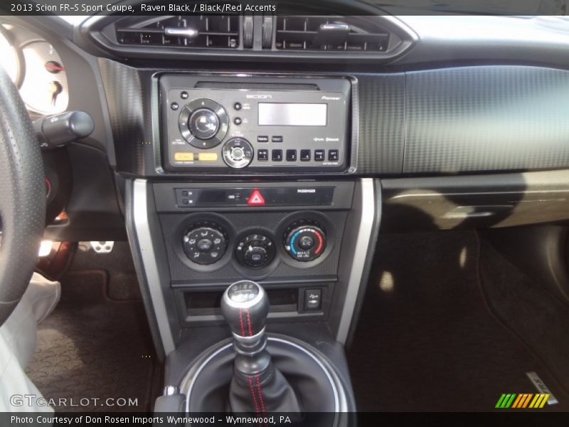 Raven Black / Black/Red Accents 2013 Scion FR-S Sport Coupe