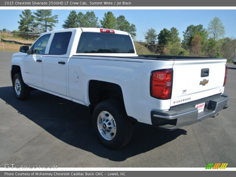 Summit White / Jet Black 2015 Chevrolet Silverado 2500HD LT Crew Cab