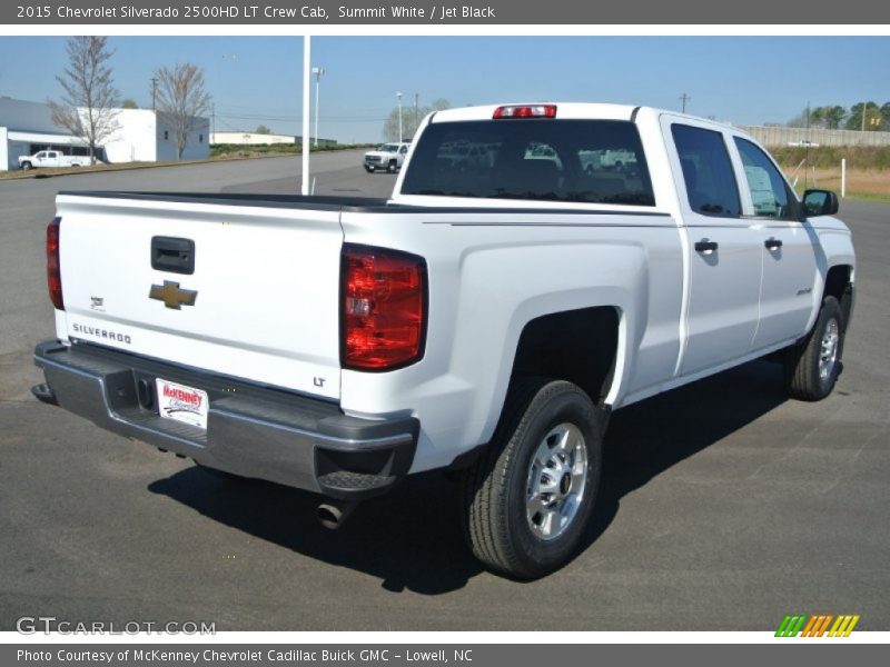 Summit White / Jet Black 2015 Chevrolet Silverado 2500HD LT Crew Cab