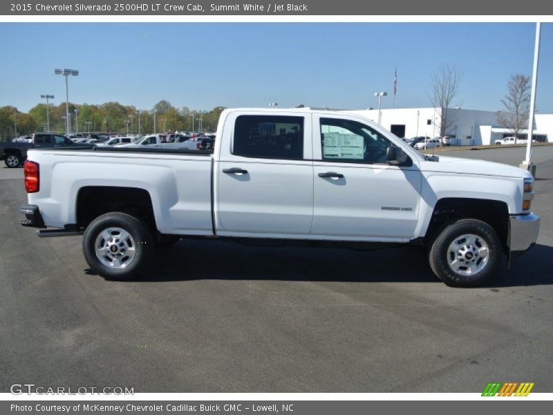 Summit White / Jet Black 2015 Chevrolet Silverado 2500HD LT Crew Cab