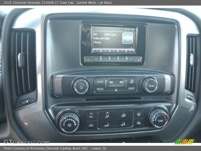 Summit White / Jet Black 2015 Chevrolet Silverado 2500HD LT Crew Cab