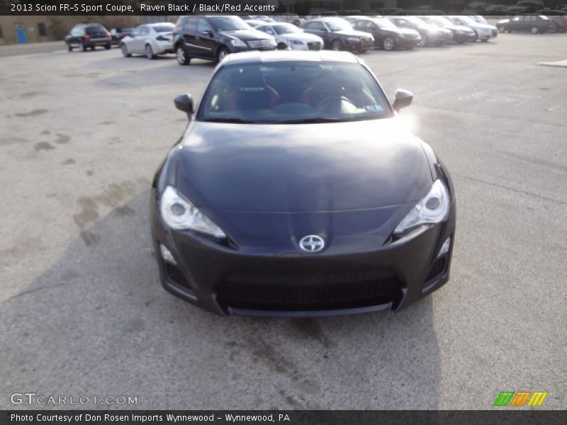 Raven Black / Black/Red Accents 2013 Scion FR-S Sport Coupe