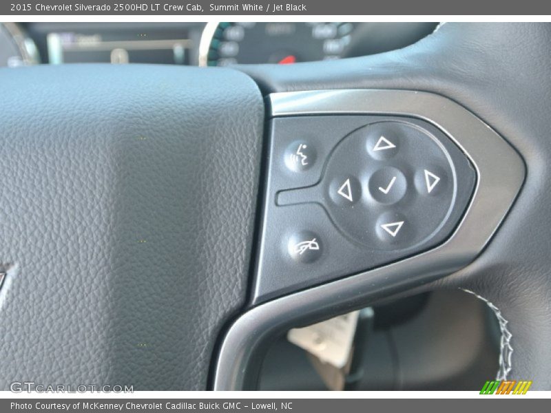 Summit White / Jet Black 2015 Chevrolet Silverado 2500HD LT Crew Cab