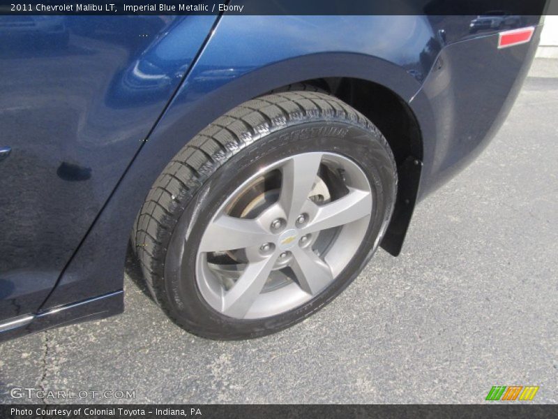 Imperial Blue Metallic / Ebony 2011 Chevrolet Malibu LT