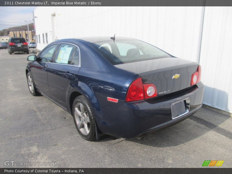 Imperial Blue Metallic / Ebony 2011 Chevrolet Malibu LT