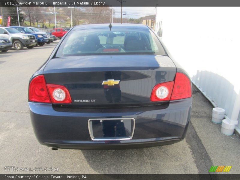 Imperial Blue Metallic / Ebony 2011 Chevrolet Malibu LT